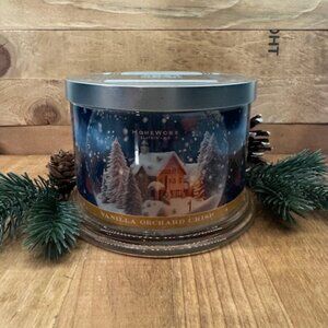 HomeWorx by Slatkin & Co Vanilla Orchard Crisp 18 oz 4 Wick Candle